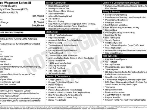 Used 2024 Jeep Wagoneer Series III AWD/4WD image 2