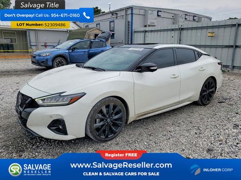 Used 2021 Nissan Maxima SR w/ Sport Mat Group FWD image 1