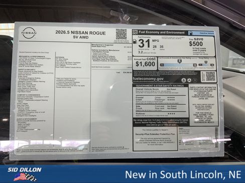New 2026 Nissan Rogue SV w/ Cold Weather Package image 13