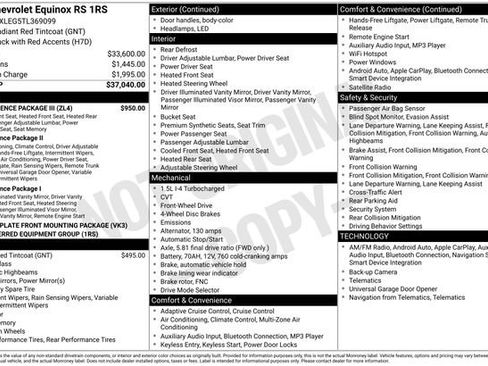 Used 2026 Chevrolet Equinox RS w/ Convenience Package III FWD image 33
