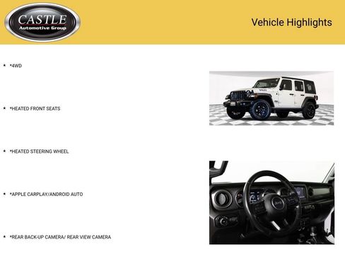 Used 2021 Jeep Wrangler Unlimited Sport AWD/4WD image 3