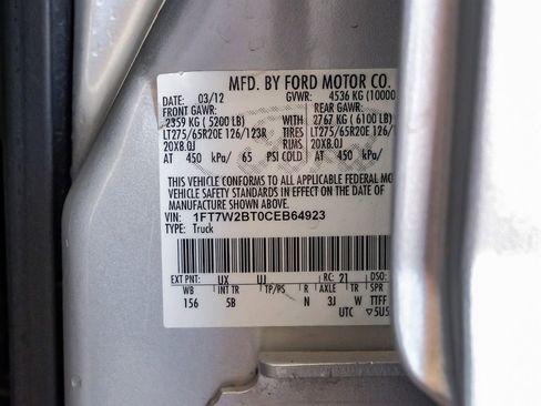 Used 2012 Ford F250 Lariat w/ Lariat Ultimate Pkg image 68