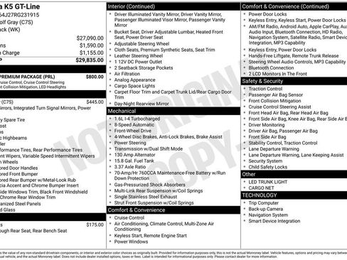 Used 2024 Kia K5 GT-Line w/ GT-Line Premium Package FWD image 2