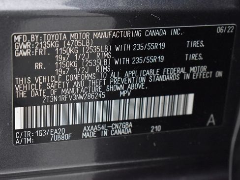 Used 2022 Toyota RAV4 Limited AWD/4WD image 44