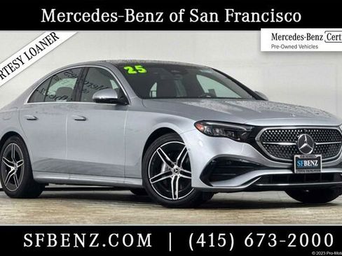 Certified 2025 Mercedes-Benz E 350 4MATIC Sedan image 1