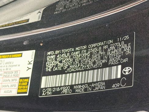 Used 2026 Toyota Prius LE FWD image 12