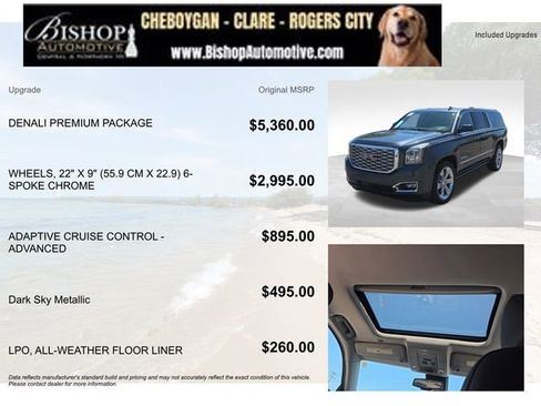 Used 2020 GMC Yukon XL Denali w/ Denali Premium Package AWD/4WD image 3