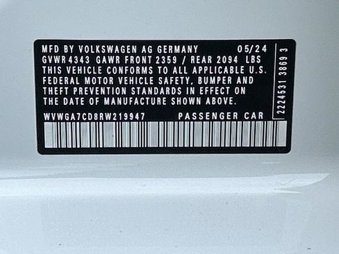Used 2024 Volkswagen GTI S FWD image 40
