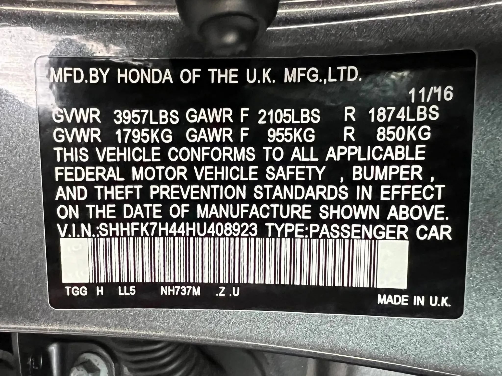 Used 2017 Honda Civic Sport image 46