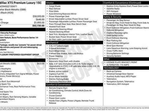 New 2025 Cadillac XT5 Premium Luxury FWD image 30