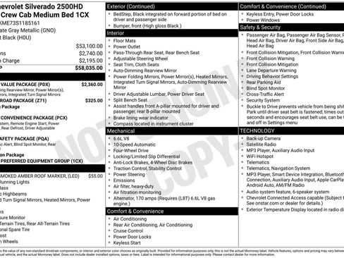 Used 2025 Chevrolet Silverado 2500 Custom w/ Custom Value Package AWD/4WD image 5