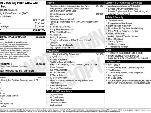 Used 2025 RAM 2500 Big Horn image 26