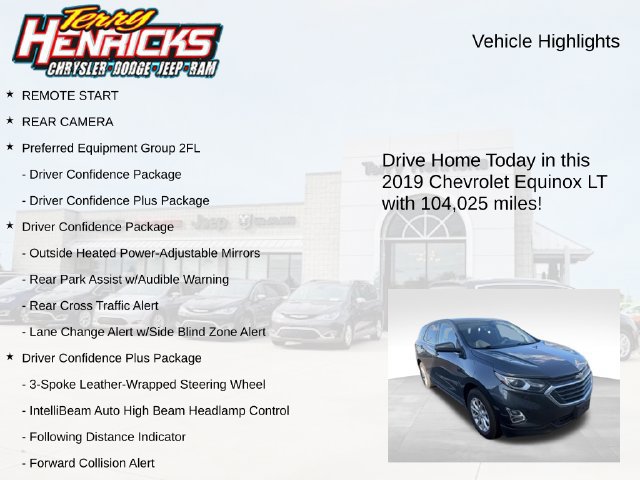 Used 2019 Chevrolet Equinox LT w/ Driver Convenience Package FWD image 4