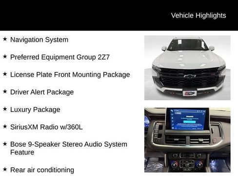 Certified 2023 Chevrolet Tahoe Z71 w/ Luxury Package AWD/4WD image 16