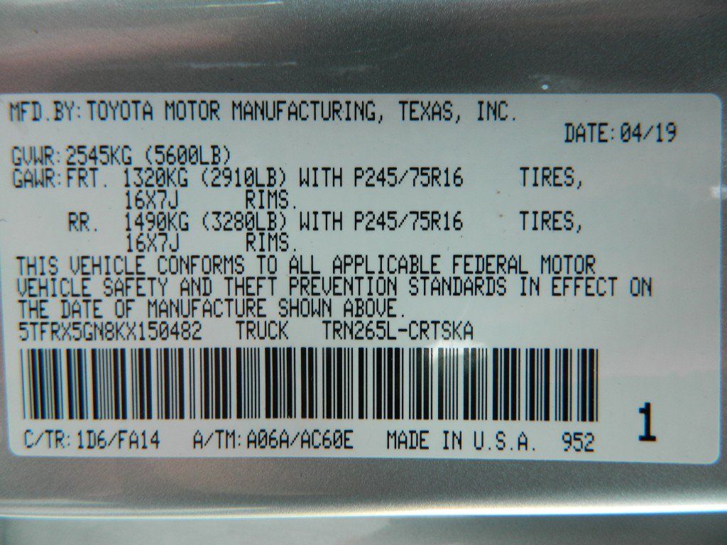Used 2019 Toyota Tacoma SR RWD image 24
