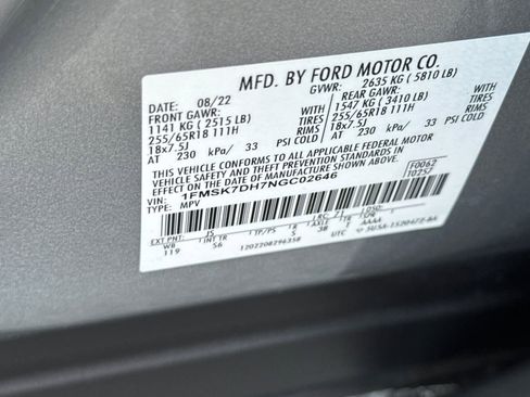 Certified 2022 Ford Explorer XLT w/ Equipment Group 202A image 29