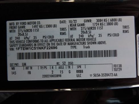 Used 2022 Ford F150 XLT w/ Equipment Group 302A High image 16