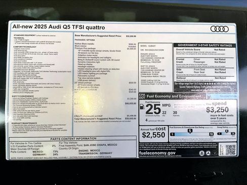 New 2025 Audi Q5 Premium Plus image 20