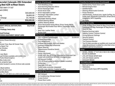 Used 2021 Chevrolet Colorado ZR2 w/ ZR2 Midnight Special Edition AWD/4WD image 26