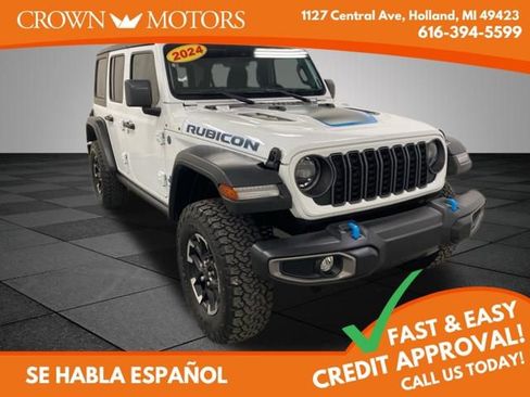 Used 2024 Jeep Wrangler Unlimited Rubicon 4xe w/ Safety Group image 1