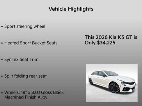 New 2026 Kia K5 GT image 10