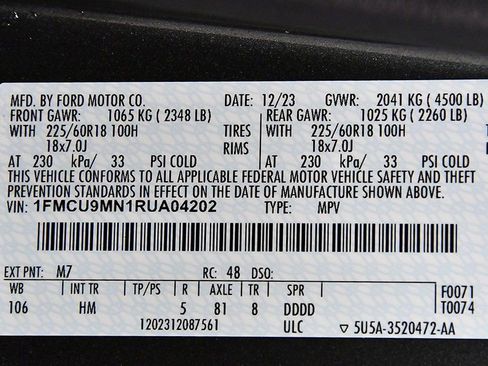 Used 2024 Ford Escape ST-Line w/ Tech Pack #1 image 17