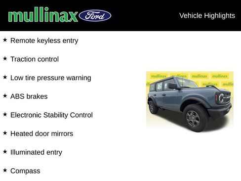 New 2025 Ford Bronco 4-Door image 15