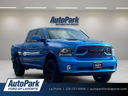 Used 2018 RAM 1500 Sport w/ Hydro Blue Sport Package AWD/4WD image 1