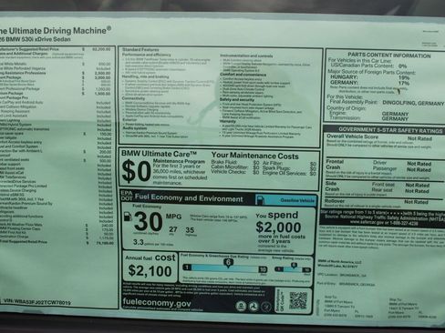 Used 2026 BMW 530i xDrive w/ M Sport Package image 32