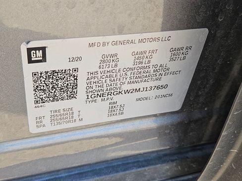 Certified 2021 Chevrolet Traverse LT FWD image 30