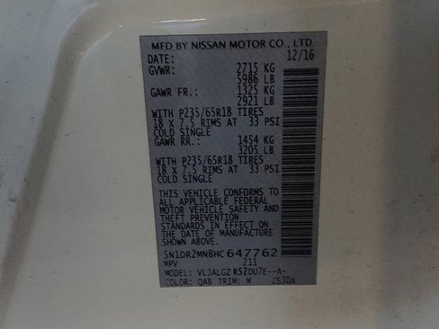 Used 2017 Nissan Pathfinder SL w/ SL Tech Package image 33