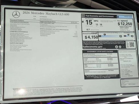 New 2026 Mercedes-Benz Maybach GLS 600 4MATIC image 19