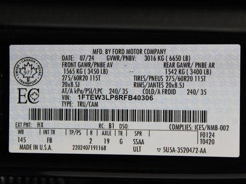 Used 2024 Ford F150 XLT w/ Equipment Group 302A MID AWD/4WD image 80