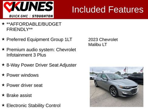 Used 2023 Chevrolet Malibu LT FWD image 2