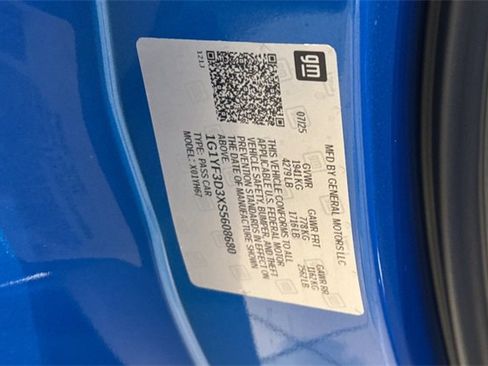 New 2025 Chevrolet Corvette Z06 w/ Battery Protection Package image 2