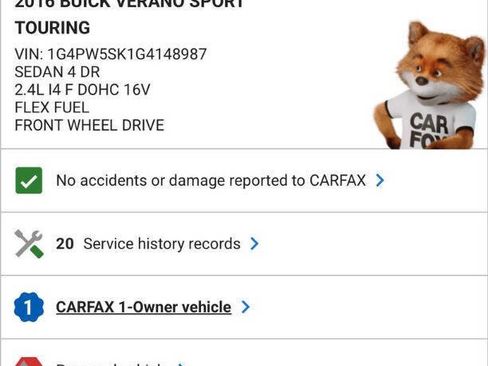 Used 2016 Buick Verano Sport Touring w/ Experience Buick Package image 29