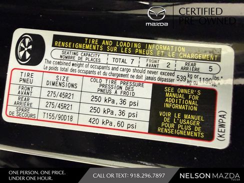 Certified 2026 MAZDA CX-90 3.3 Turbo w/ Premium Sport Pkg AWD/4WD image 57