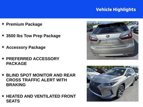 Used 2020 Lexus RX 350 FWD w/ Premium Package image 4
