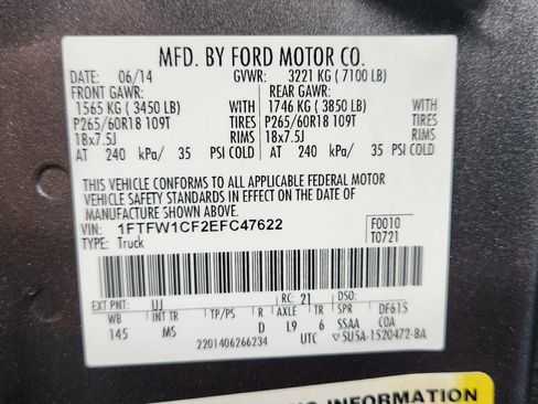 Used 2014 Ford F150 XLT w/ Equipment Group 302A Luxury image 47