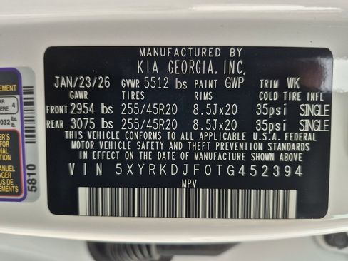 New 2026 Kia Sorento SX Prestige AWD/4WD image 30