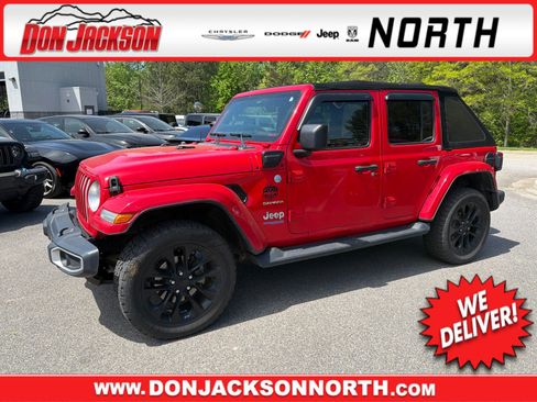 Used 2021 Jeep Wrangler Unlimited Sahara w/ Cold Weather Group image 1