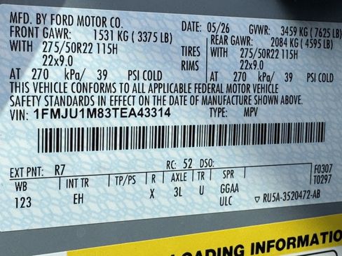New 2026 Ford Expedition Platinum w/ Stealth Appearance Package AWD/4WD image 14