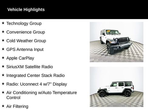 Used 2021 Jeep Wrangler Unlimited Sport image 2