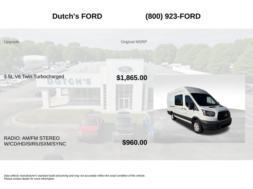 Used 2018 Ford Transit 350 148 High Roof Extended RWD image 5