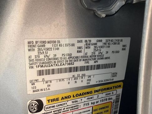 Used 2020 Ford Expedition Limited w/ Equipment Group 302A AWD/4WD image 35
