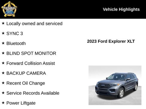 Used 2023 Ford Explorer XLT RWD image 2