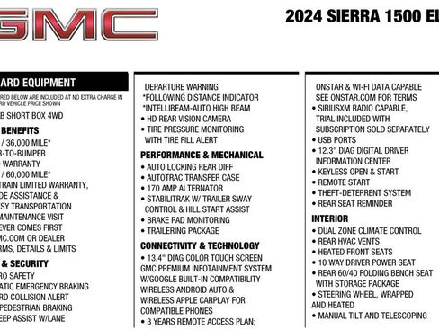 Used 2024 GMC Sierra 1500 Elevation AWD/4WD image 3