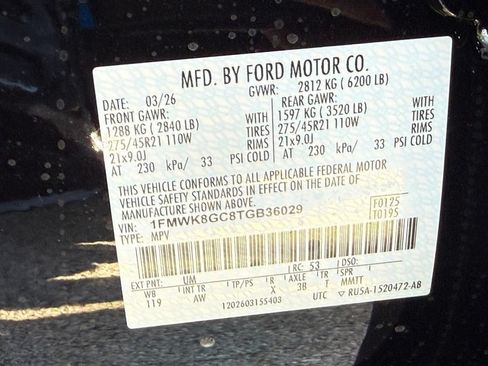 New 2026 Ford Explorer ST w/ Sun And Sound Package AWD/4WD image 22