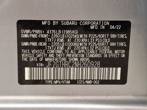 Certified 2022 Subaru Crosstrek 2.5i Sport AWD/4WD image 26