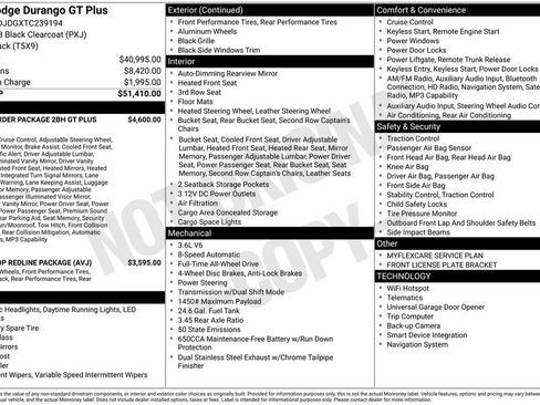 Used 2026 Dodge Durango GT AWD/4WD image 11